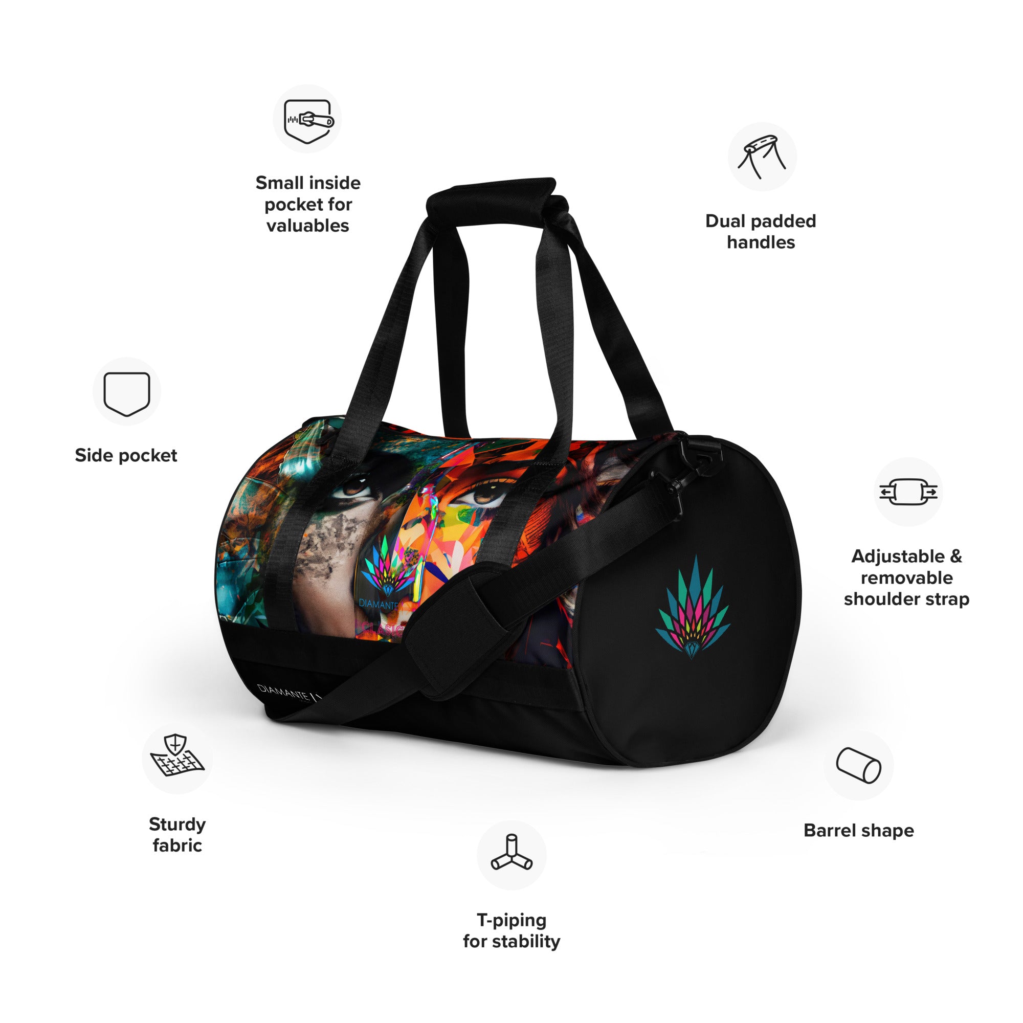 DIAMANTE IX All-over sports bag