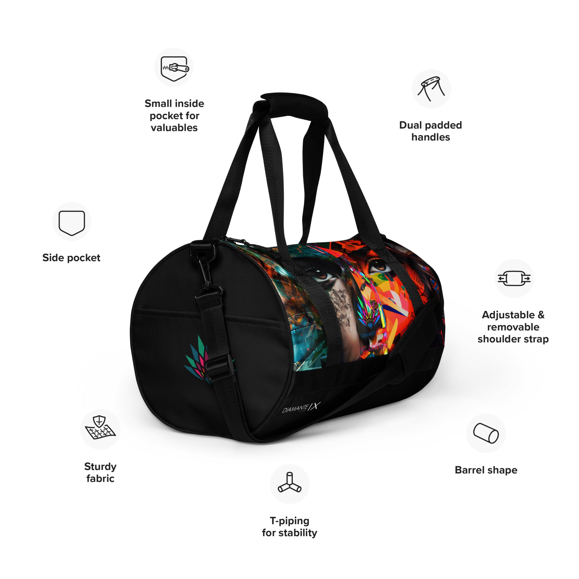 DIAMANTE IX All-over sports bag